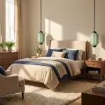 Cyrilith Farmhouse Pumpkin Glass Eloise Pendant Light