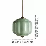 Cyrilith Vintage Milk Glass Oiled Brass Eloise Pendant light