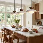 Tilda Modern Wabi-Sabi Travertine Dome Pendant Light