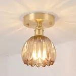 Ivon Handwoven Jute Rope Double Drum Ceiling Light