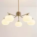 Luren Light Luxury Candle Iron Branch Chandelier