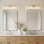 Naeris Modern Square Crystal Wall Sconce