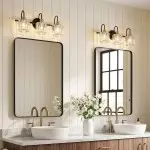 Naeris Modern Square Crystal Wall Sconce