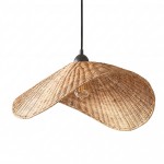 Holli Organic Boho Wicker Rattan Pendant Light