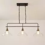 Cael Farmhouse Drum Wood Chandelier