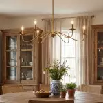 Charis Rustic 5 Light Metal Chandelier