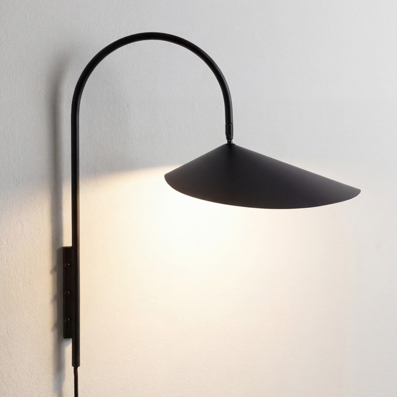 Zoya Modern Industrial Alocasia Leaf Wall Sconce