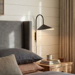 Zoya Modern Industrial Alocasia Leaf Wall Sconce