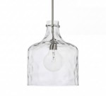Tydon Minimalist Water Ripple Glass Pendant Light