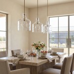 Tydon Minimalist Water Ripple Glass Pendant Light