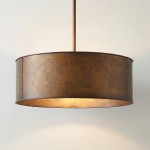 Zanthe 4 Light Vintage Industrial Iron Drum Chandelier