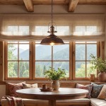 Carmen Industrial Antique Metal Horn Shaped Pendant Light