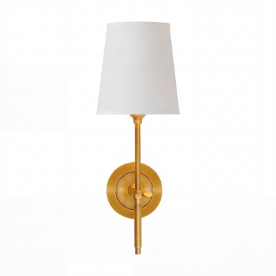 Ozuma One Light Wall Sconce with Linen Shade