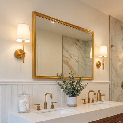 Ozuma One Light Wall Sconce with Linen Shade