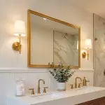 Ozuma One Light Wall Sconce with Linen Shade