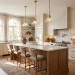 Draxith Retro Japanese Striped Stained Glass Droplight