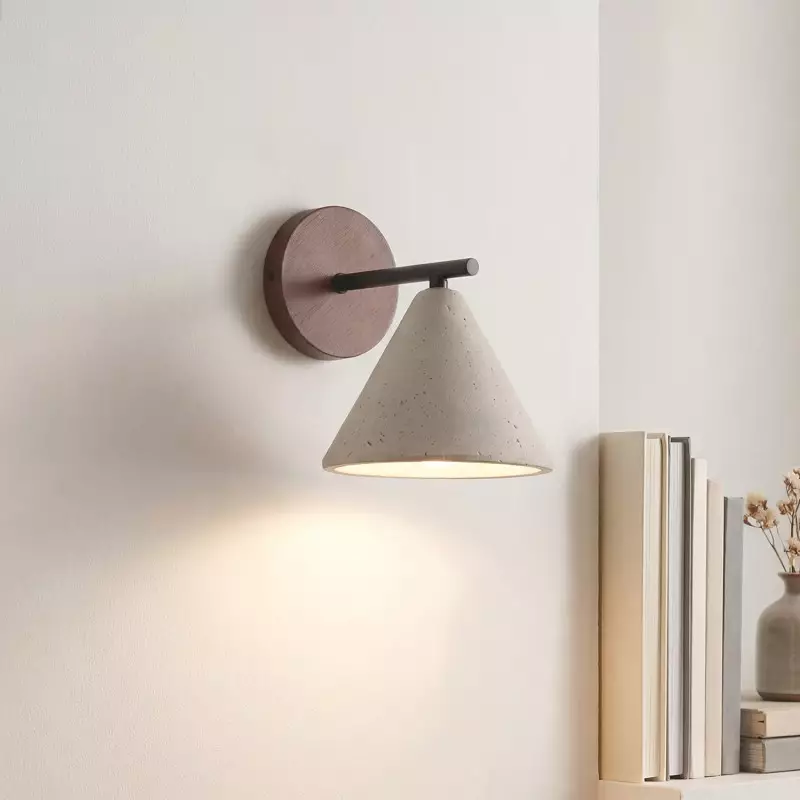 Fabiana Modern Marble Stone Tapered Wall Sconce