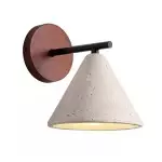 Fabiana Modern Marble Stone Tapered Wall Sconce