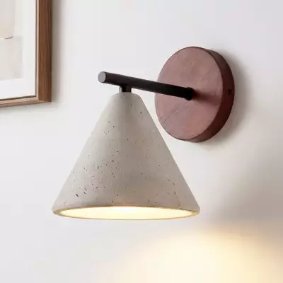 Fabiana Modern Marble Stone Tapered Wall Sconce