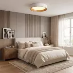 Zenith Nordic ‎Minimalist Metal Round Semi Flush Mount Ceiling Light