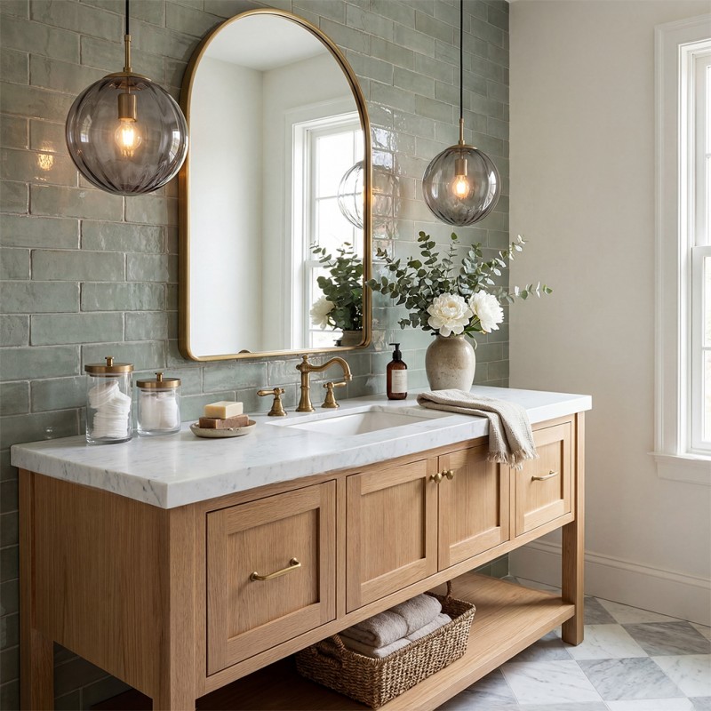 Tamsin Beading Glass Ball Pendant Light