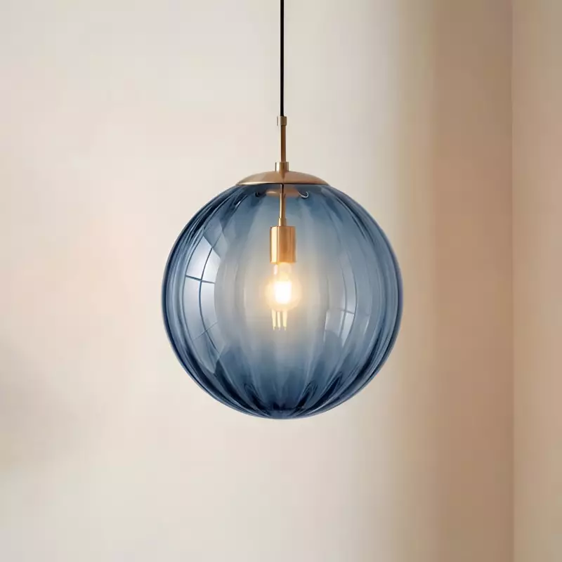 Tamsin Beading Glass Ball Pendant Light