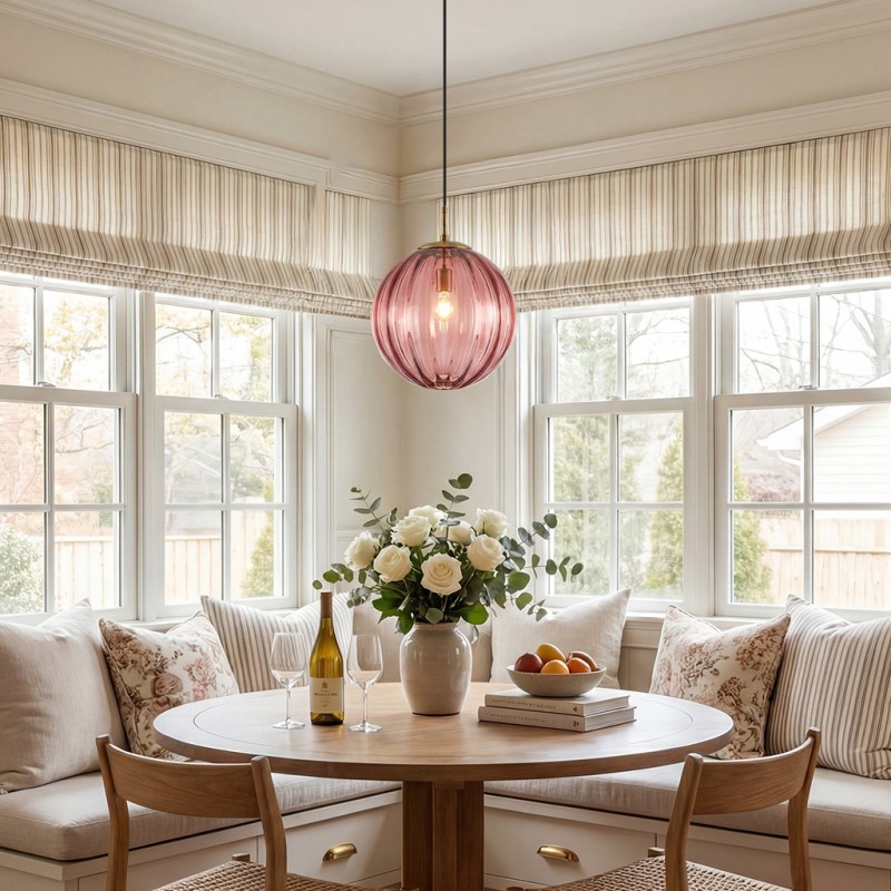 Tamsin Beading Glass Ball Pendant Light