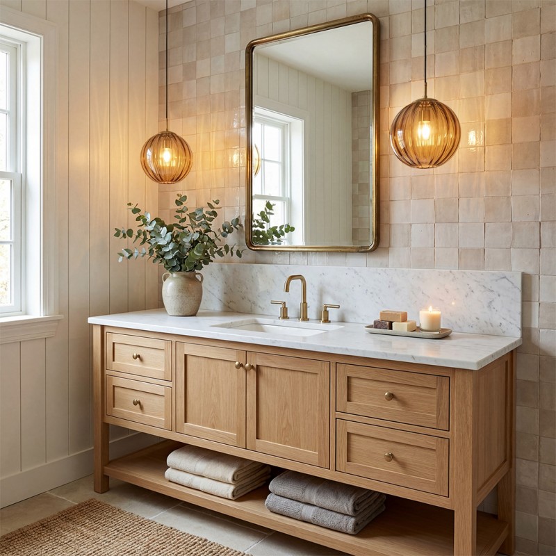 Tamsin Beading Glass Ball Pendant Light
