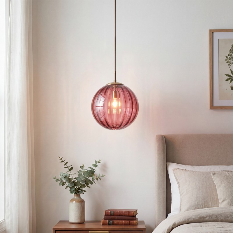 Tamsin Beading Glass Ball Pendant Light