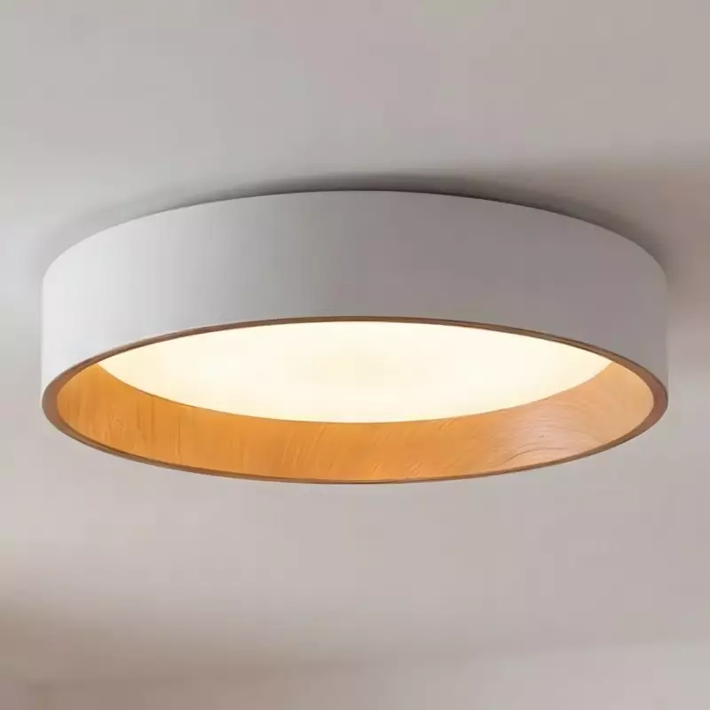 Zenith Nordic ‎Minimalist Metal Round Semi Flush Mount Ceiling Light