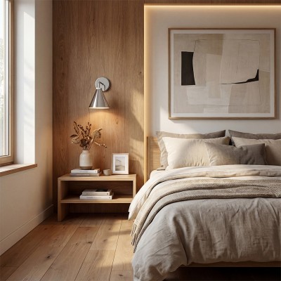 Kaelen Retro Cooper Cone Sconce Light