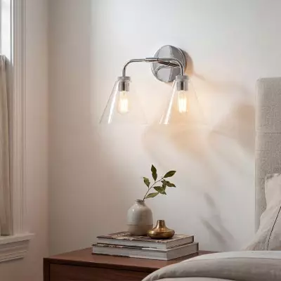 Kaelen Retro Cooper Cone Sconce Light