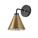 Kaelen Retro Cooper Cone Sconce Light