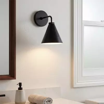 Kaelen Retro Cooper Cone Sconce Light