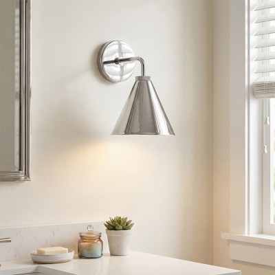 Kaelen Retro Cooper Cone Sconce Light