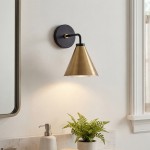 Kaelen Retro Cooper Cone Sconce Light