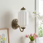 Astair Nordic Metal Deep Ball Vanity Wall Sconce