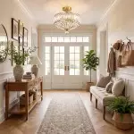 Parnika Luxury Carved Crystal Drum Semi Flush Chandelier