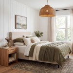 Jirax Farmhouse Rattan Dome Pendant Light