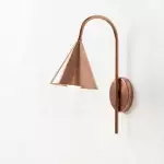 Maelle Vintage Industrial Metal Cone Sconce