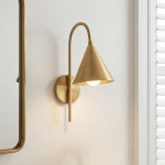 Maelle Vintage Industrial Metal Cone Sconce