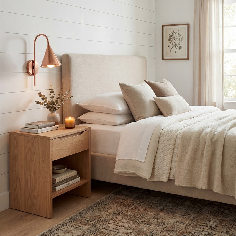 Maelle Vintage Industrial Metal Cone Sconce