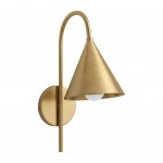 Maelle Vintage Industrial Metal Cone Sconce