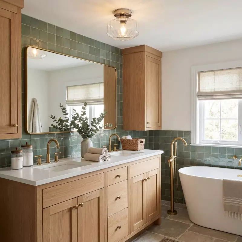 Ozma Stylish Wavy Glass Lantern Flush Mount Ceiling Light