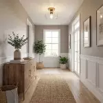 Ozma Stylish Wavy Glass Lantern Flush Mount Ceiling Light