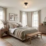 Ozma Stylish Wavy Glass Lantern Flush Mount Ceiling Light