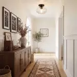 Ozma Stylish Wavy Glass Lantern Flush Mount Ceiling Light