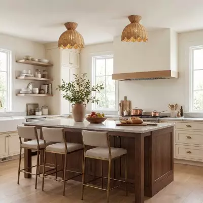 Robin Boho Style Woven Rattan Flower Ceiling Light