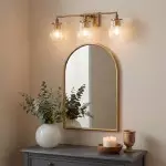 Cerys Modern 3-Light Ribbed Glass Cylinder Sconce