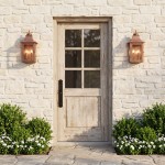 Orynth Vintage Solid Brass Wet Rated Lantern Sconce